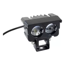 Faro Caminero Auto Luz. Rectangular. 2led/lupa/moto 120w