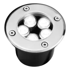 Balizador Spot Led Embutir Chão Piso Jardim 5w Prova D'água