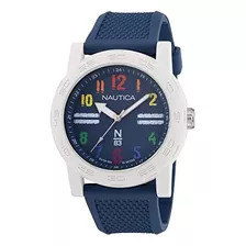 Nautica N83 Mens Napats304 Ayia Triada Reloj De Correa De Fi