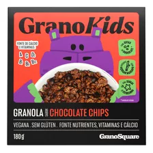 Granola Granokids Chocolate Chips 180g - Grano Square