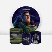 Kit Painel Redondo 1,50 Trio Capas De Cili Disney Licenciado Cor Buzz Lightyear