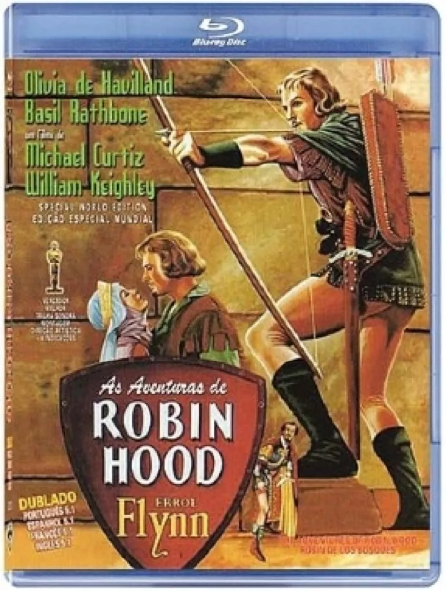 As Aventuras De Robin Hood / Errol Flynn / Dublado / Bd5038