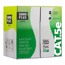 Cabo De Rede Azul Cat 5e Cx 305 Mts Furukawa Sohoplus