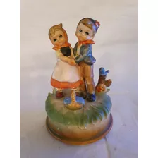 Figura De Porcelana Hummel Figura De Niños Abrasados 