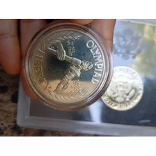Monedas Antiguas Del Año 1986 En Buen Estado .