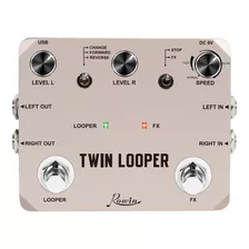 El Pedal Rowin Ltl-02 Twin Looper Mejora Los Pedales Looper