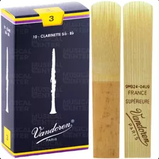 Palheta Clarinete Tradicional 1 1,5 2 2,5 3 3,5 4 Vandoren