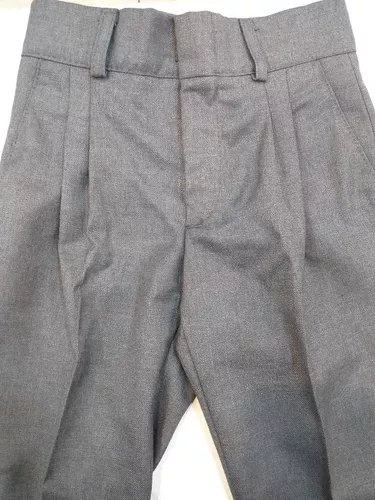 Tercera imagen para búsqueda de pantalon gris colegial