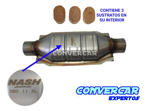 Catalizador Obd2xl Nissan Sentra Gss-gsx L4 2.0-1.6l 96-2000 Foto 3