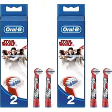 Repuesto Cepillo Eléctrico Oral-b Kids Star Wars Pack X2 4un