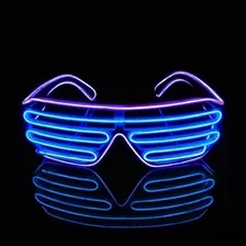 Aquat Shutter El Wire Neon Rave Glasses Flashing Led Gafas D