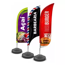 Windbanner M - Completo Com Base, Windflag Somos Fabricantes