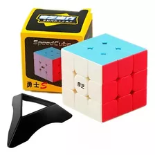 Cubo Mágico Profesional 3x3x3 Qiyi Warrior S Sin Pegatinas