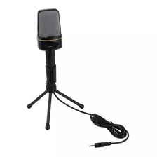 Microfone Multimidia Sf920 Condensador Omnidirecional Preto