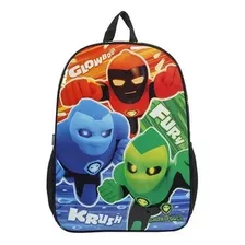 Mochila De Costa Infantil Heróis Ghostforce Tam G 