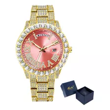 Relojes De Acero Inoxidable Missfox Calender Diamond Para Ho