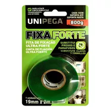 Kit 6 Fita Dupla Face 19mm X 2m Fixa Forte Interno