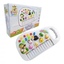 Piano Infantil Som De Bichos Teclado Brinquedo Animais Bebê