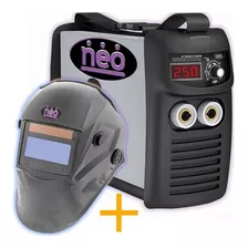Soldadora Inverter Industrial Neo 250amp Careta Fotosensible