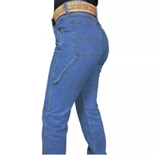 Calca Jeans Country Carpinteira Feminina Delave Promocao