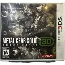 Metal Gear Solid Snake Eater 3ds | Nintendo 3ds Original