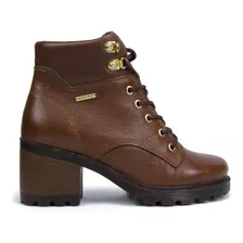 Bota Coturno Pegada Couro 281329 Feminino