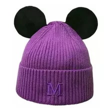 Gorro Importado De Lana Mickey Mouse 56-58 Cms