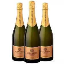 Champagne Alta Vista Extra Brut Espumante Pack X3