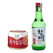 Kit Coreano Kimchi Em Conserva E Soju Original 