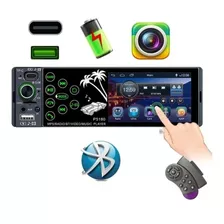 Autoradio Táctil 4 Bt Usb/usb C Mp5 + Camara Trasera Incluid