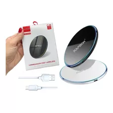 Carregador Sem Fio Wireless Indução Portátil Fast Rápido