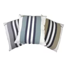 Funda Almohadon Tusor Tejido Manila Cuadrado 45x45 Sillon 