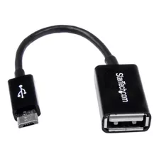 Adaptador 12cm Micro Usb Macho A Usb A Hembra Otg Startech