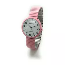 Reloj Hombre Varsales V5335-10 Cuarzo 37mm Pulso Rosado