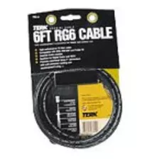 Terk Cable Coaxial Para Interior/exterior Rg6 De Grado Entie