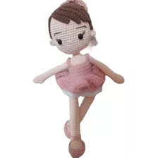 Bailarina Muñeca Amigurumi Peluche A Crochet 