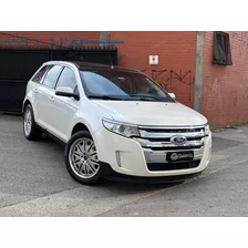 Ford Edge Limited V6 Awd - Teto Solar + Bancos Em Couro-2012