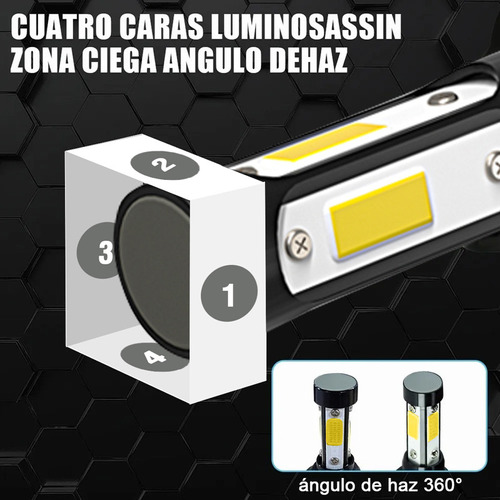 Para Faros Delanteros Hummer H3 2006-10 H13 Led 6000 K Foto 3