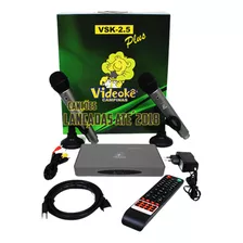 Aparelho Videokê Vsk2.5 Plus C/9.897 Canções + Micro Sd