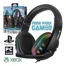 Fone Headset Gamer Rgb Barato Xbox Ps4 Pc Fone Gamer Rgb 