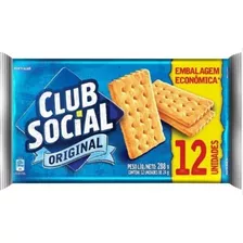 Club Social Original Tredicional Kit Recreio Com 12 Unidades