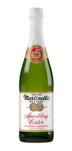 Jugo De Manzana Espumoso Martinelli's Botella De 750 Ml 