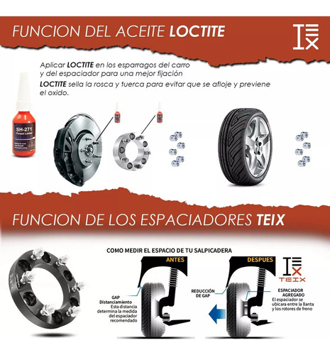 Kit Espaciadores 6x139.7 1 PuLG Toyota Fortuner 2022+ Teix Foto 6