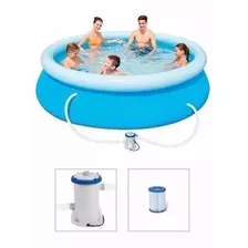 Piscina Inflável Crx 2300 Litros + Bomba Filtrante 110v