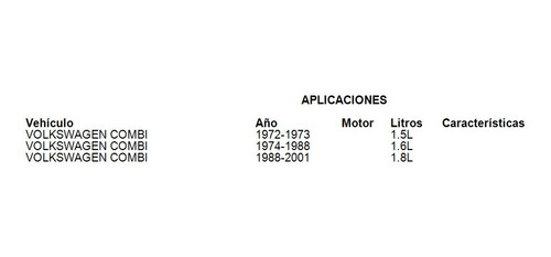 Tambor Combi Fritec 1983 1.6l Volkswagen Foto 2