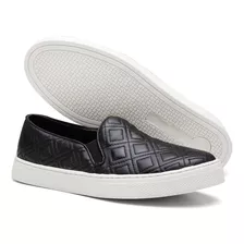 Tenis Feminino Sapatenis Slip On Iate Confort Hiate 