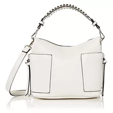 Steve Madden Bolso Bombonera Para Mujer, Blanco, Talla Única