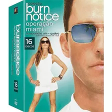 Burn Notice Operação Miami Box 16 Dvds 1º A 4º Temporada