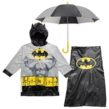 Dc Comics Justice League Batman Little Boys Chaqueta Imperme