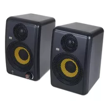 Krk Goaux 3 Monitores De Estudio Par Color Negro 110v